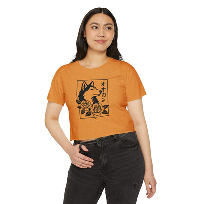 Husky & Rose Crop Top – Festival Shirt