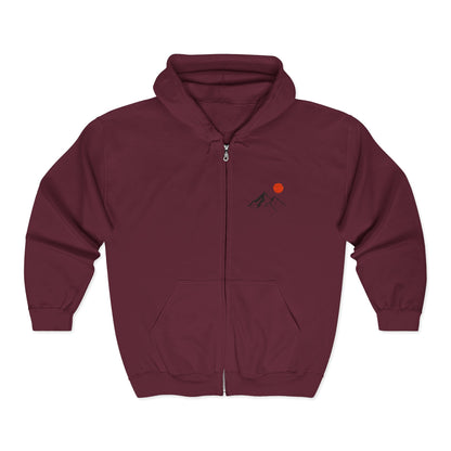 Mountain Sunrise Zip Hoodie