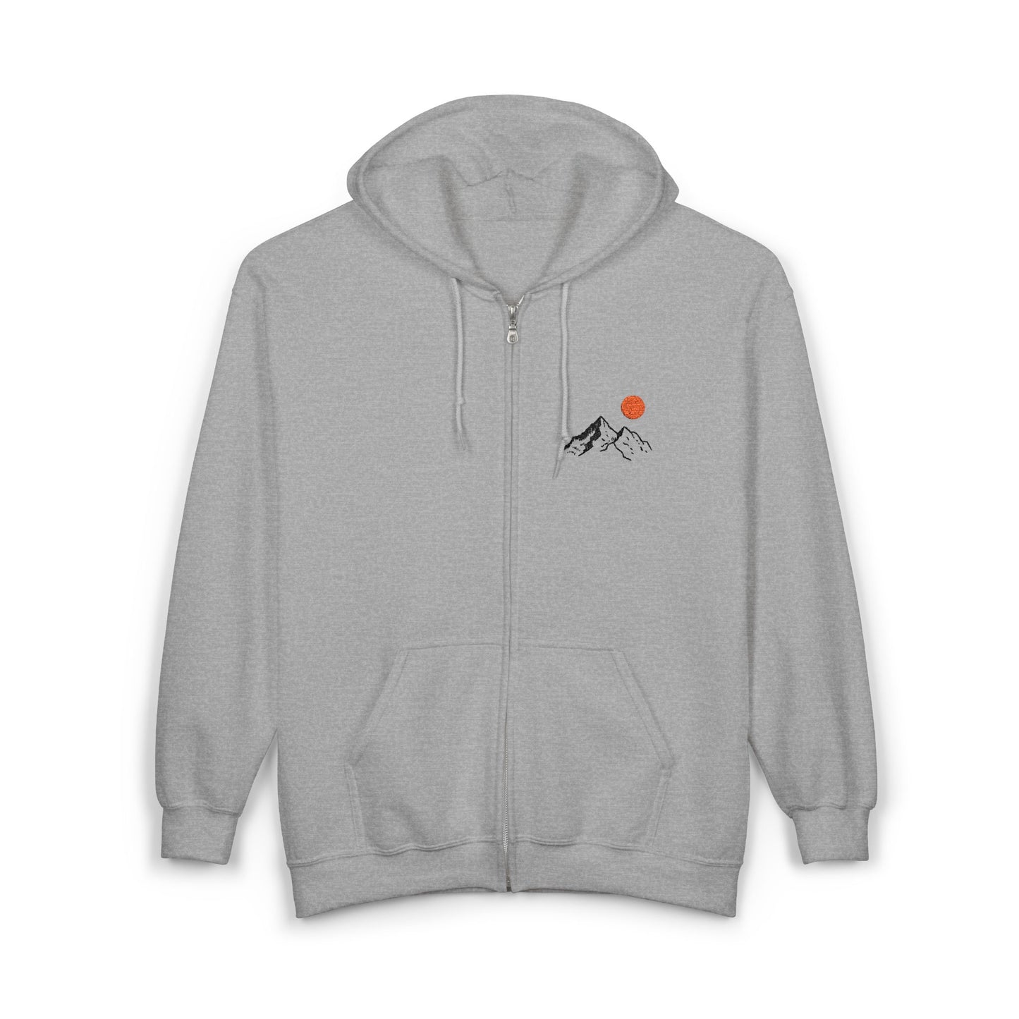 Mountain Sunrise Zip Hoodie