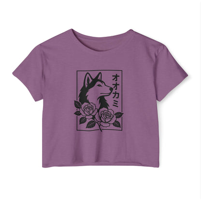 Husky & Rose Crop Top – Festival Shirt