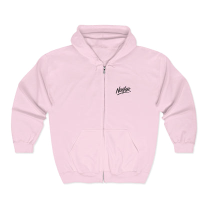 Zip Hoodie mit Logo-Stickerei