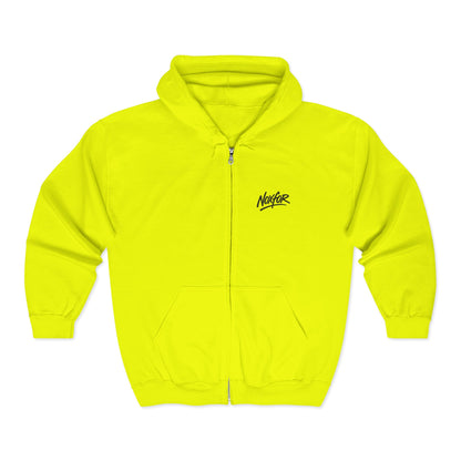 Zip Hoodie mit Logo-Stickerei