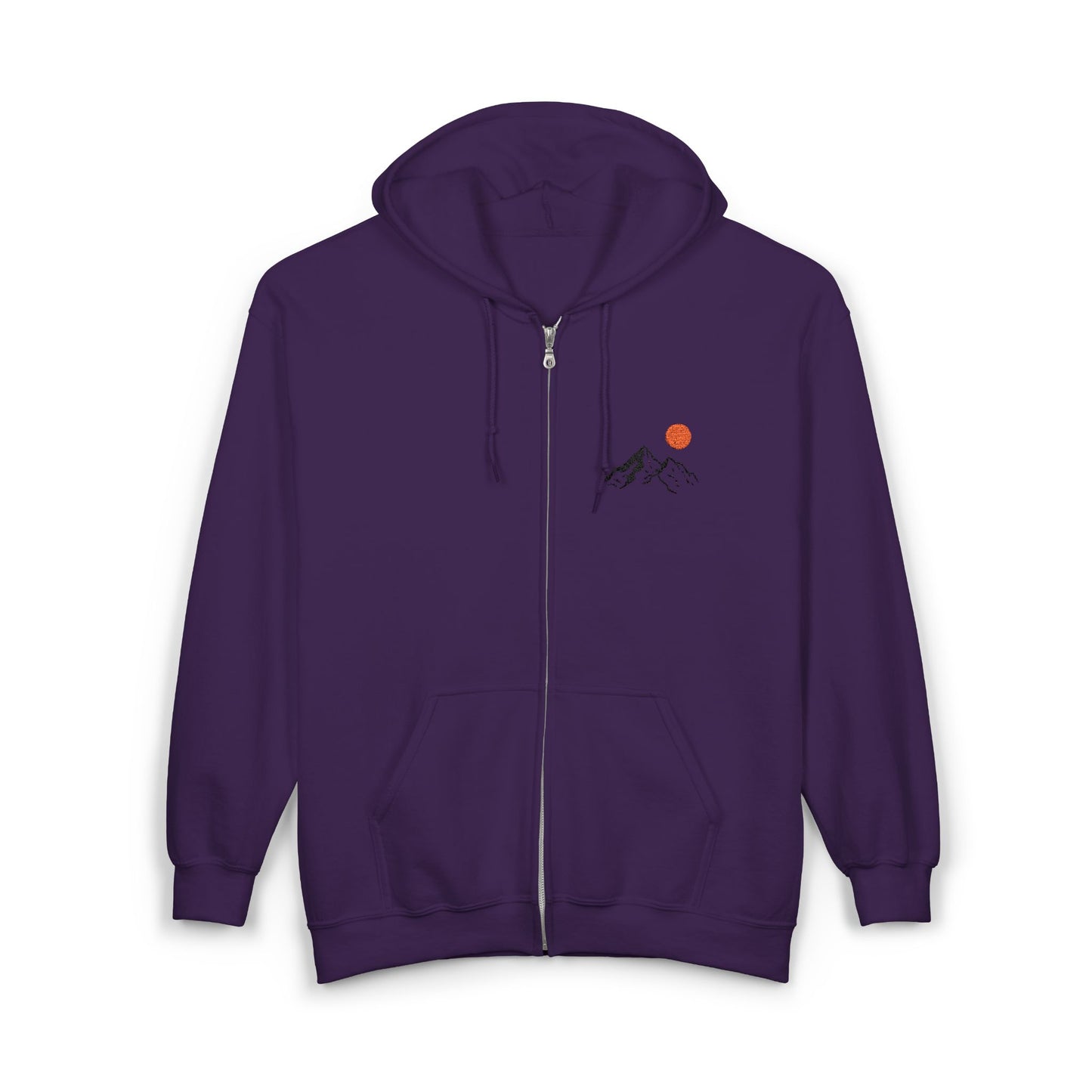 Mountain Sunrise Zip Hoodie