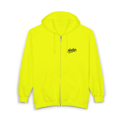 Zip Hoodie mit Logo-Stickerei