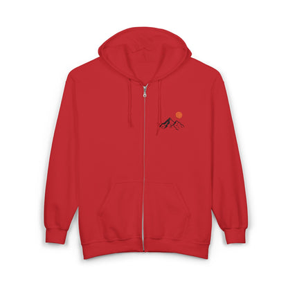 Mountain Sunrise Zip Hoodie
