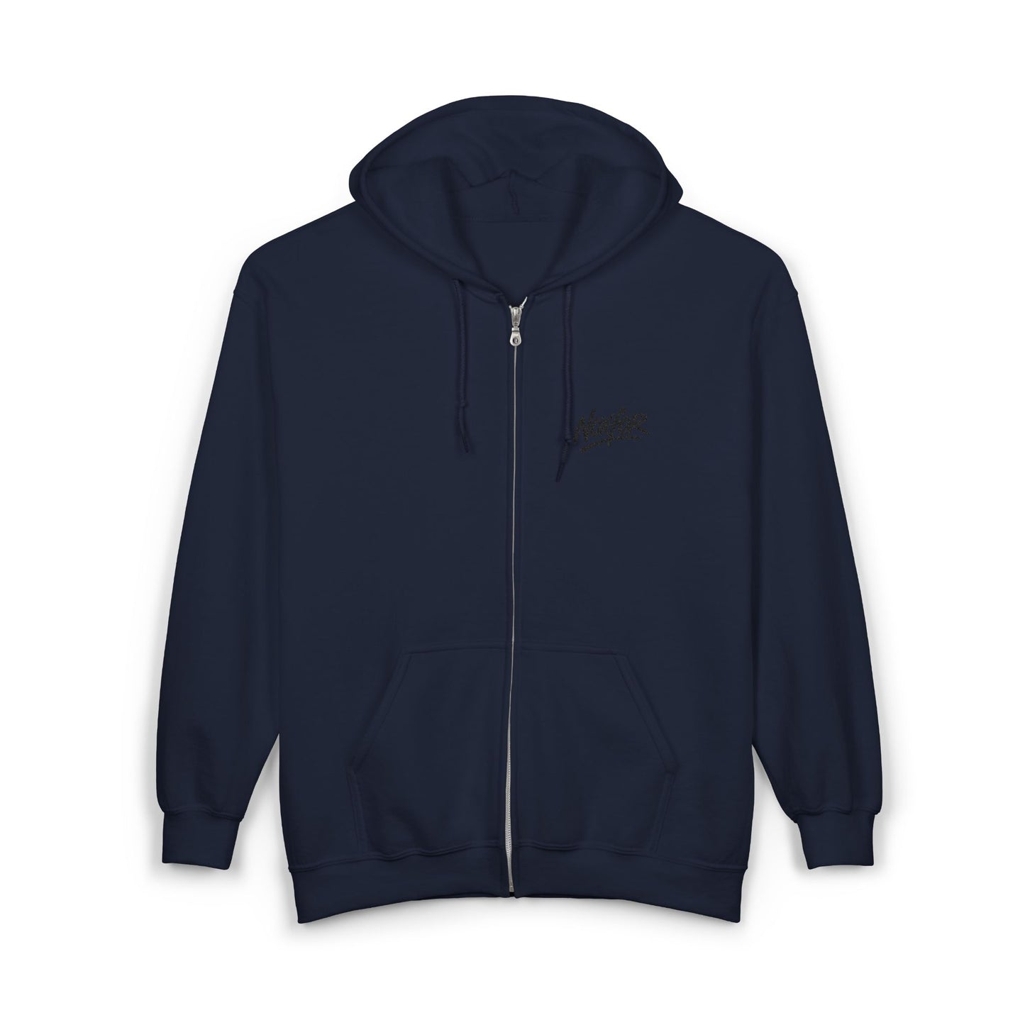 Zip Hoodie mit Logo-Stickerei