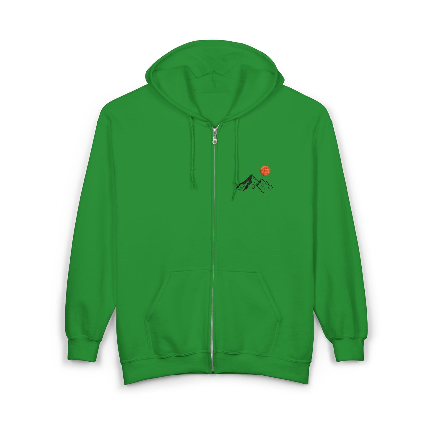 Mountain Sunrise Zip Hoodie