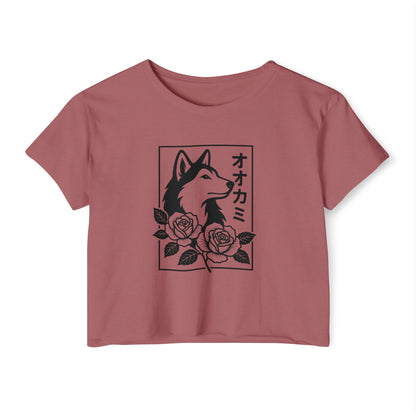 Husky & Rose Crop Top – Festival Shirt