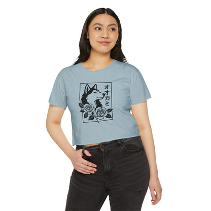 Husky & Rose Crop Top – Festival Shirt