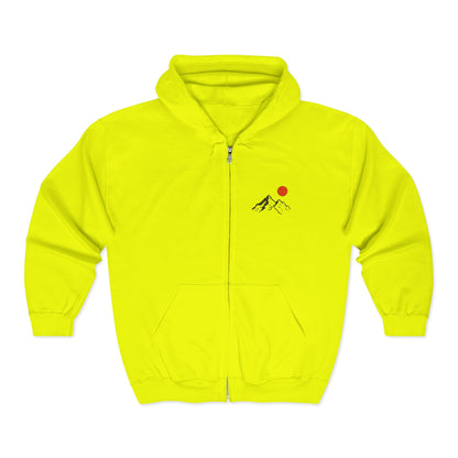 Mountain Sunrise Zip Hoodie