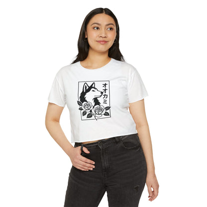 Husky & Rose Crop Top – Festival Shirt