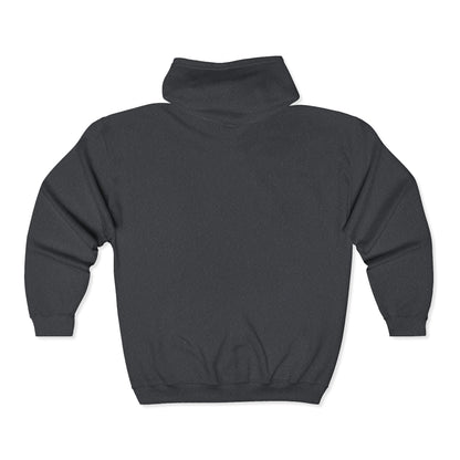 Zip Hoodie mit Logo-Stickerei