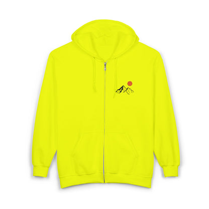 Mountain Sunrise Zip Hoodie