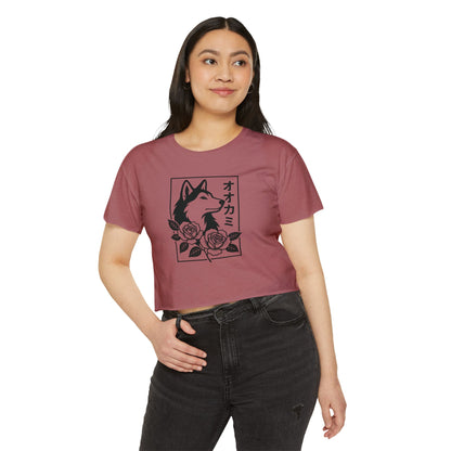Husky & Rose Crop Top – Festival Shirt