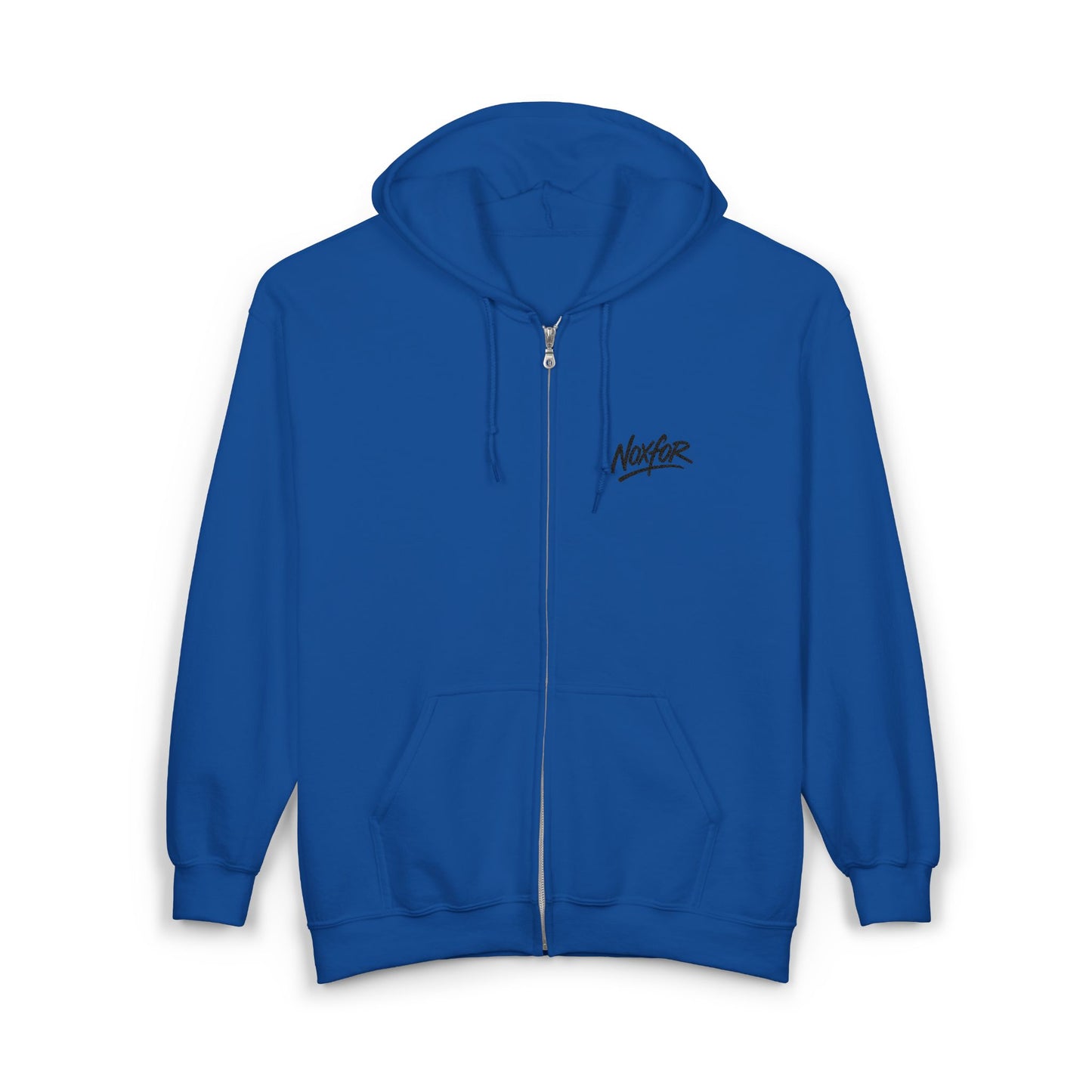 Zip Hoodie mit Logo-Stickerei
