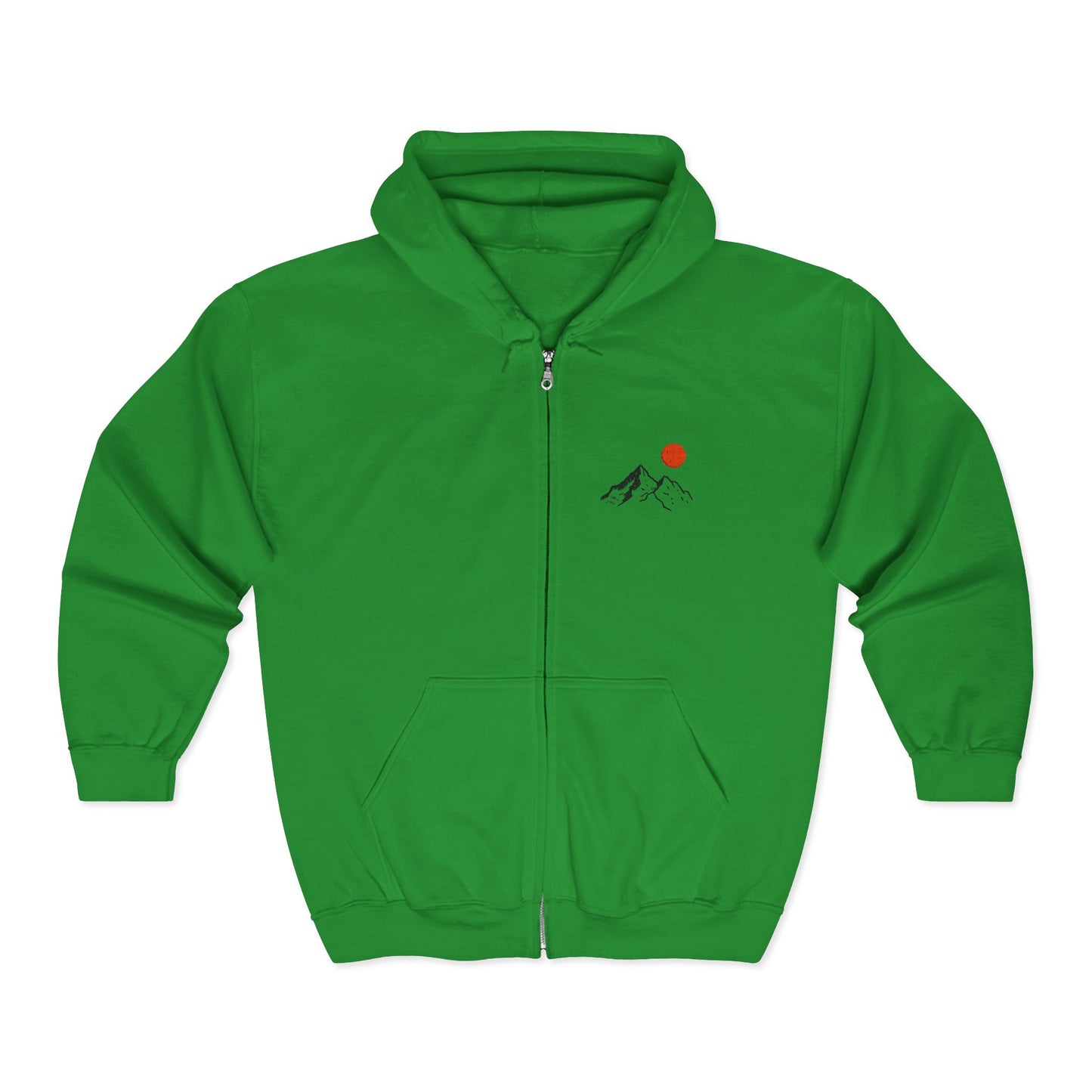 Mountain Sunrise Zip Hoodie