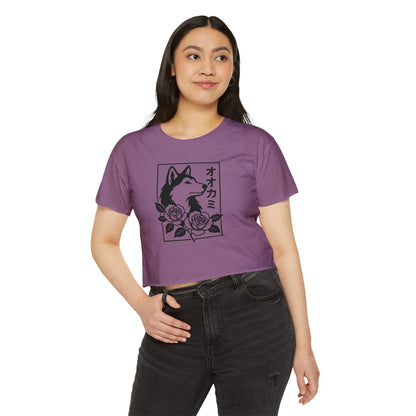 Husky & Rose Crop Top – Festival Shirt