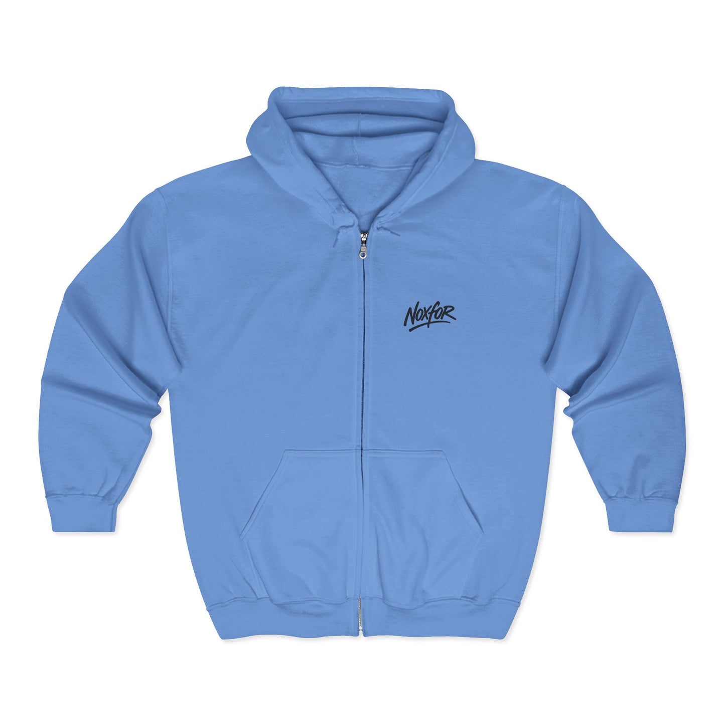 Zip Hoodie mit Logo-Stickerei