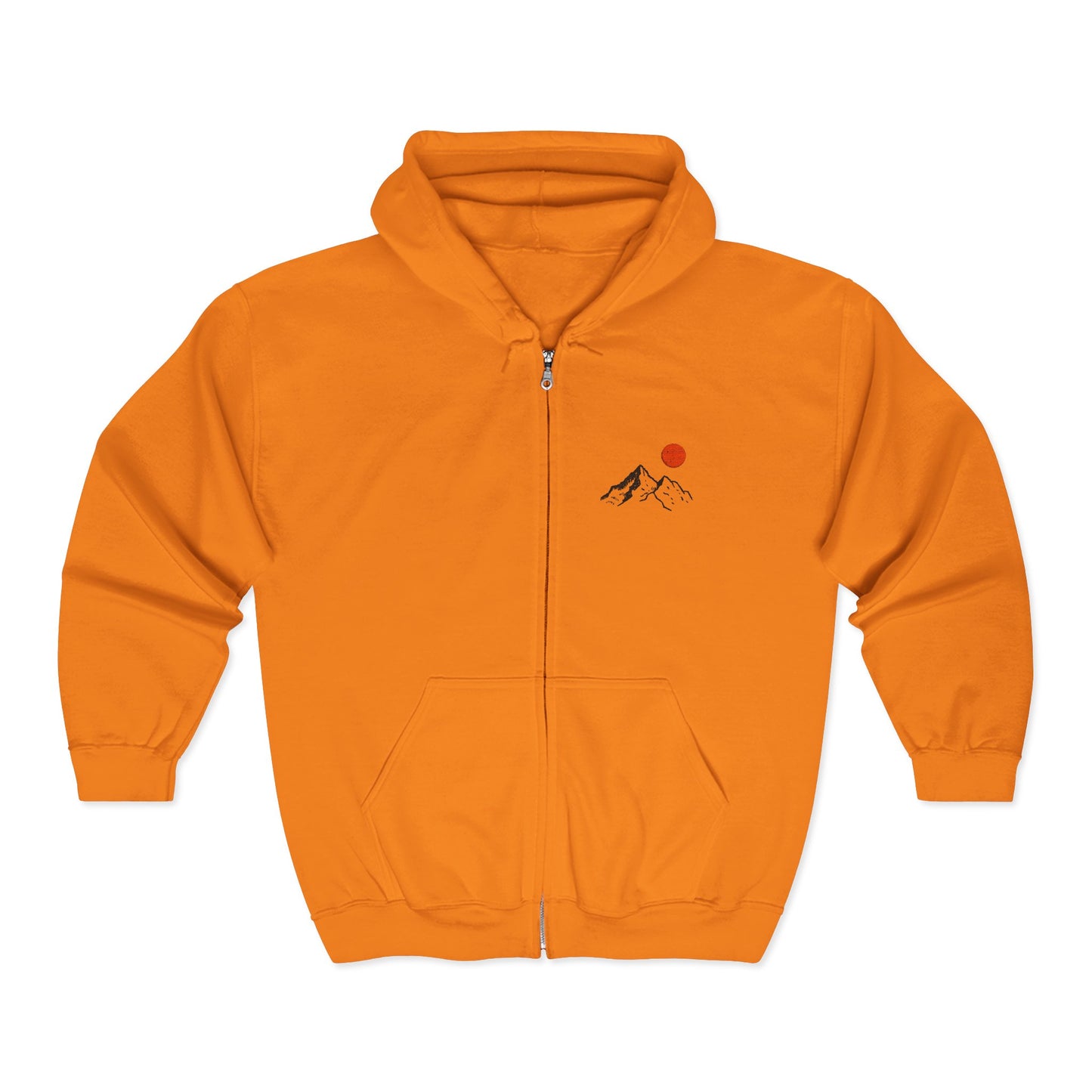 Mountain Sunrise Zip Hoodie
