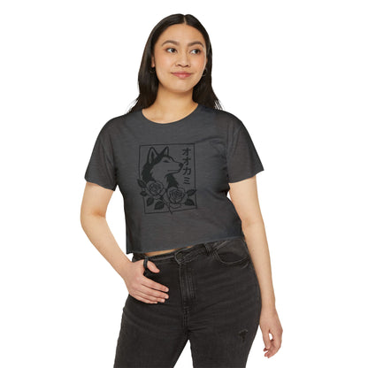 Husky & Rose Crop Top – Festival Shirt