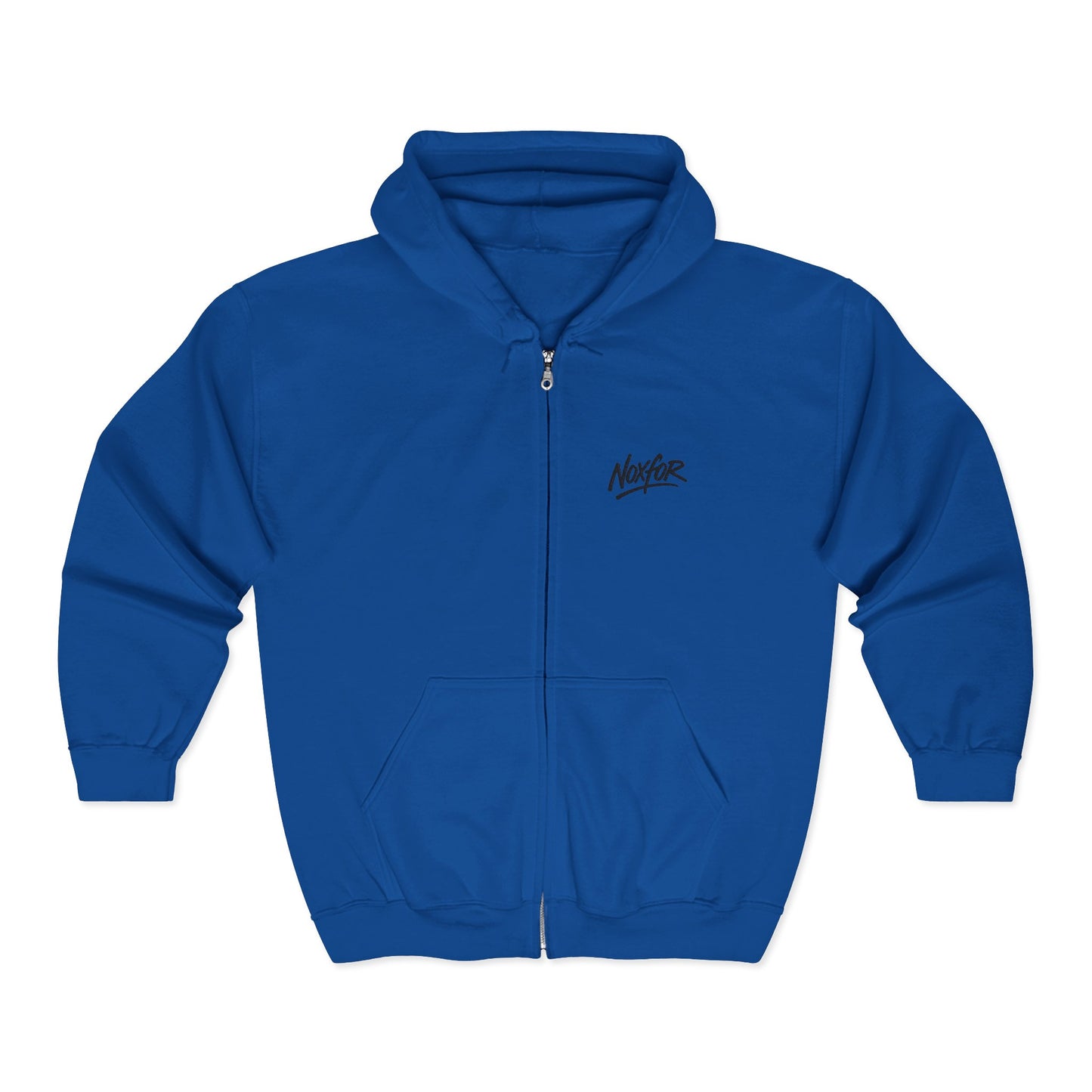 Zip Hoodie mit Logo-Stickerei