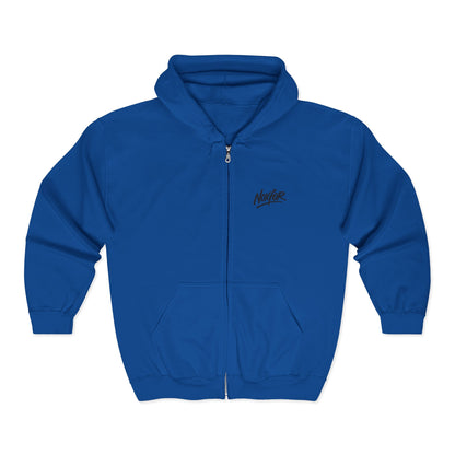 Zip Hoodie mit Logo-Stickerei
