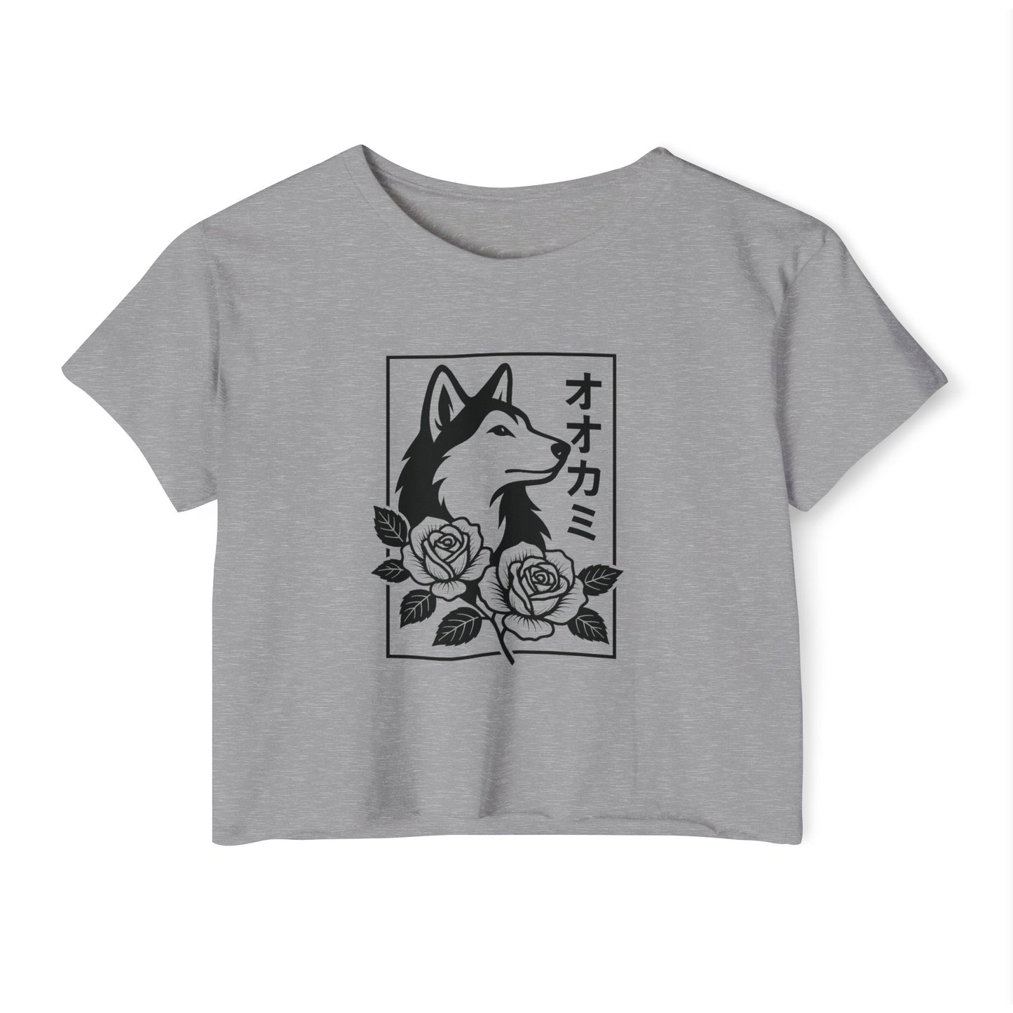 Husky & Rose Crop Top – Festival Shirt