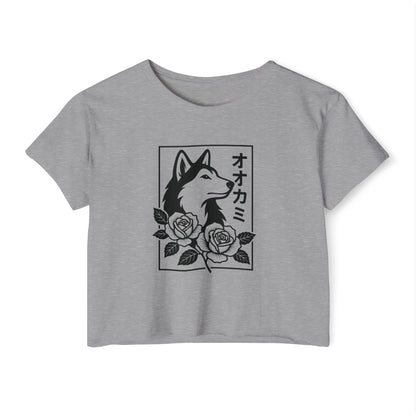 Husky & Rose Crop Top – Festival Shirt