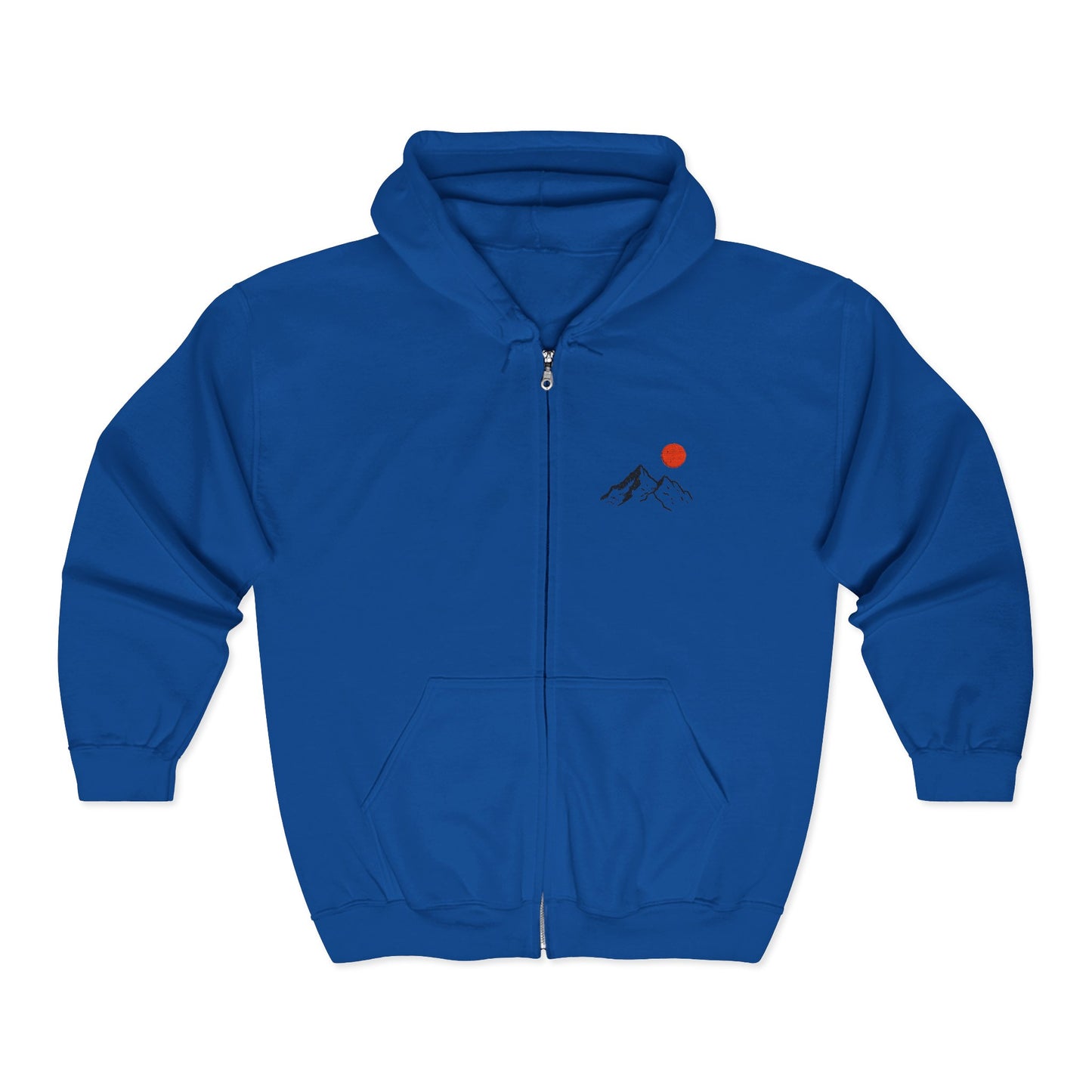 Mountain Sunrise Zip Hoodie