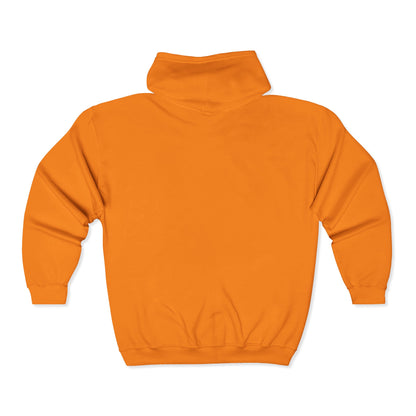 Zip Hoodie mit Logo-Stickerei