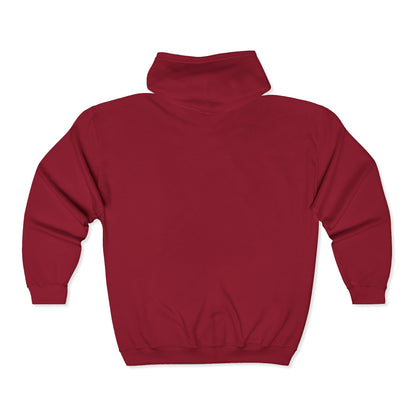 Zip Hoodie mit Logo-Stickerei
