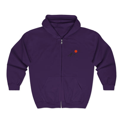 Mountain Sunrise Zip Hoodie