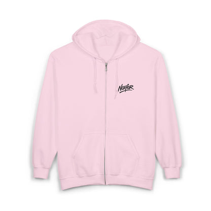 Zip Hoodie mit Logo-Stickerei