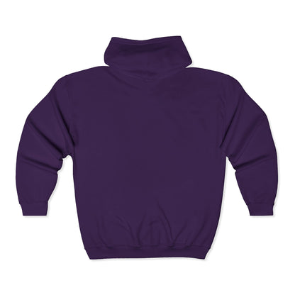 Zip Hoodie mit Logo-Stickerei