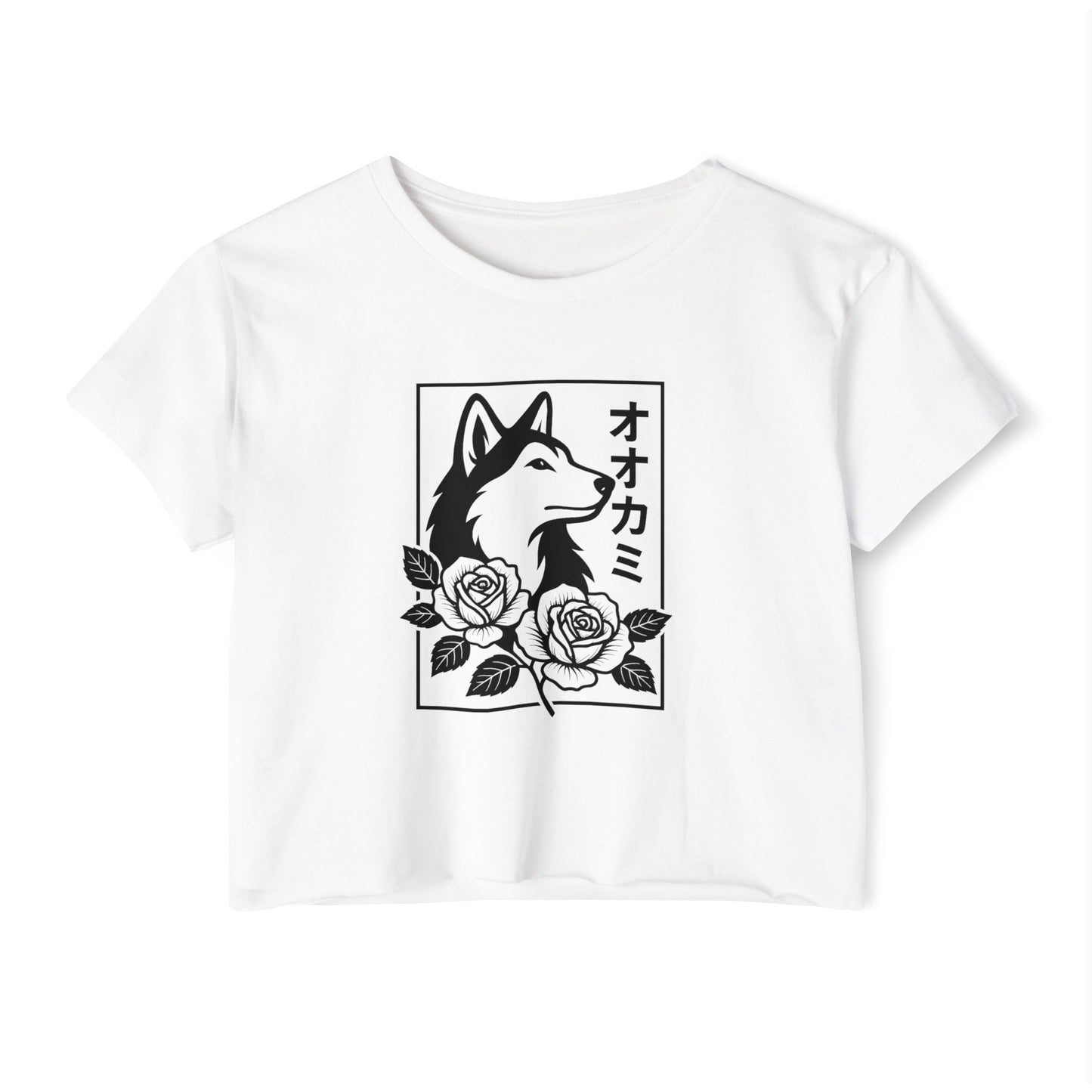 Husky & Rose Crop Top – Festival Shirt