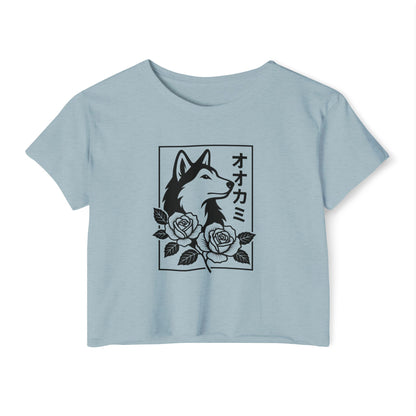 Husky & Rose Crop Top – Festival Shirt