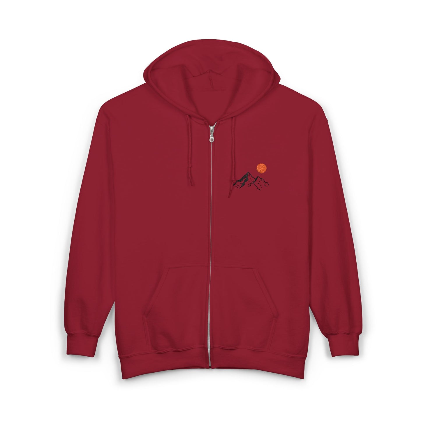Mountain Sunrise Zip Hoodie