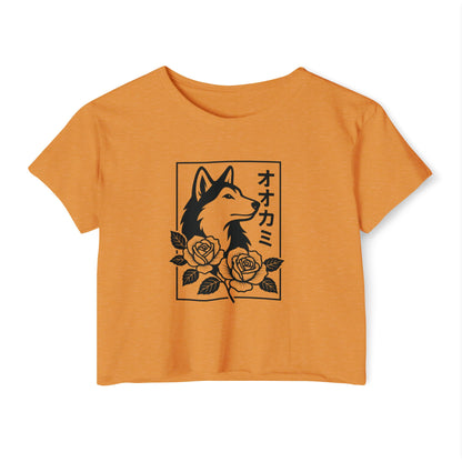 Husky & Rose Crop Top – Festival Shirt