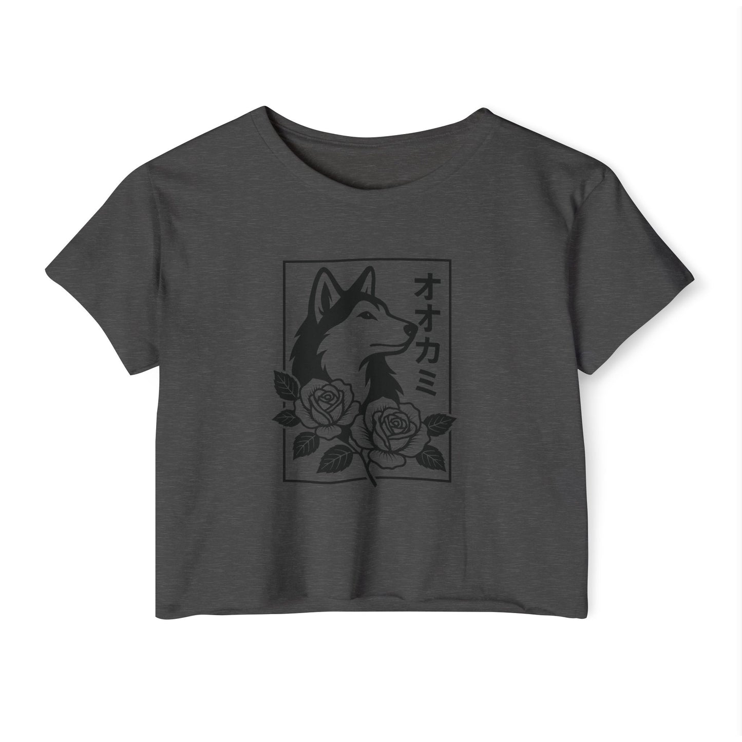 Husky & Rose Crop Top – Festival Shirt