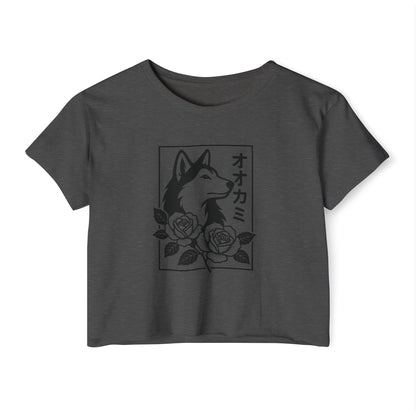 Husky & Rose Crop Top – Festival Shirt
