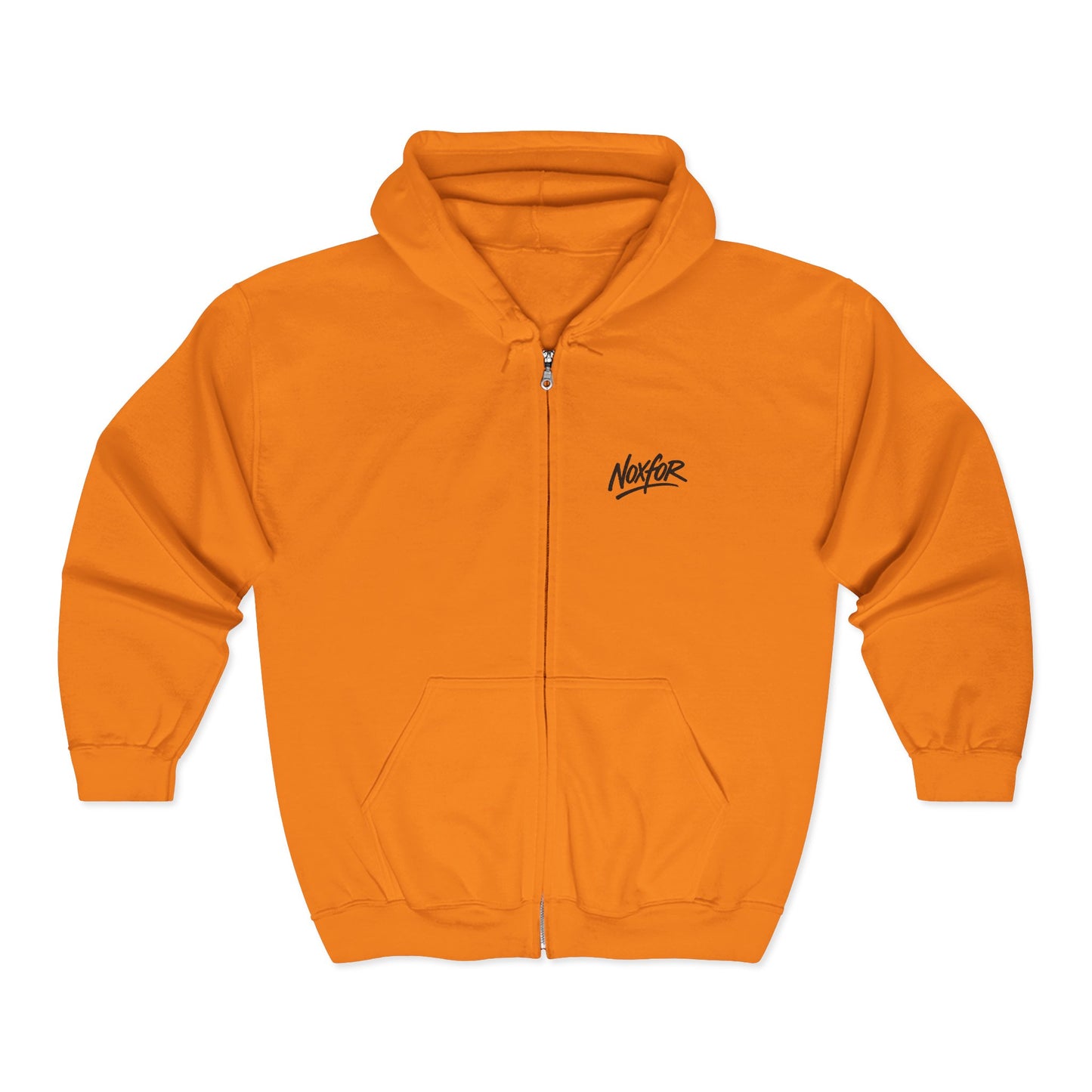 Zip Hoodie mit Logo-Stickerei