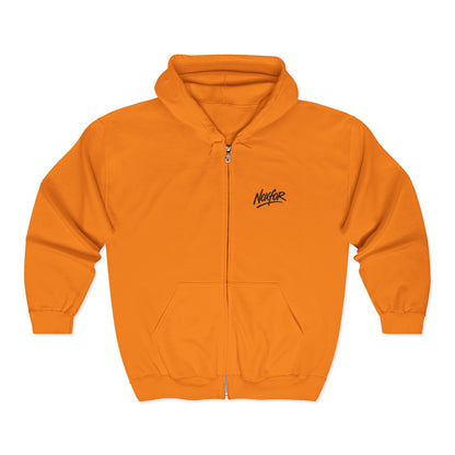 Zip Hoodie mit Logo-Stickerei