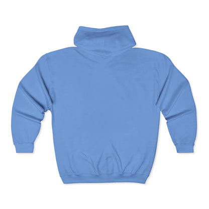 Zip Hoodie mit Logo-Stickerei