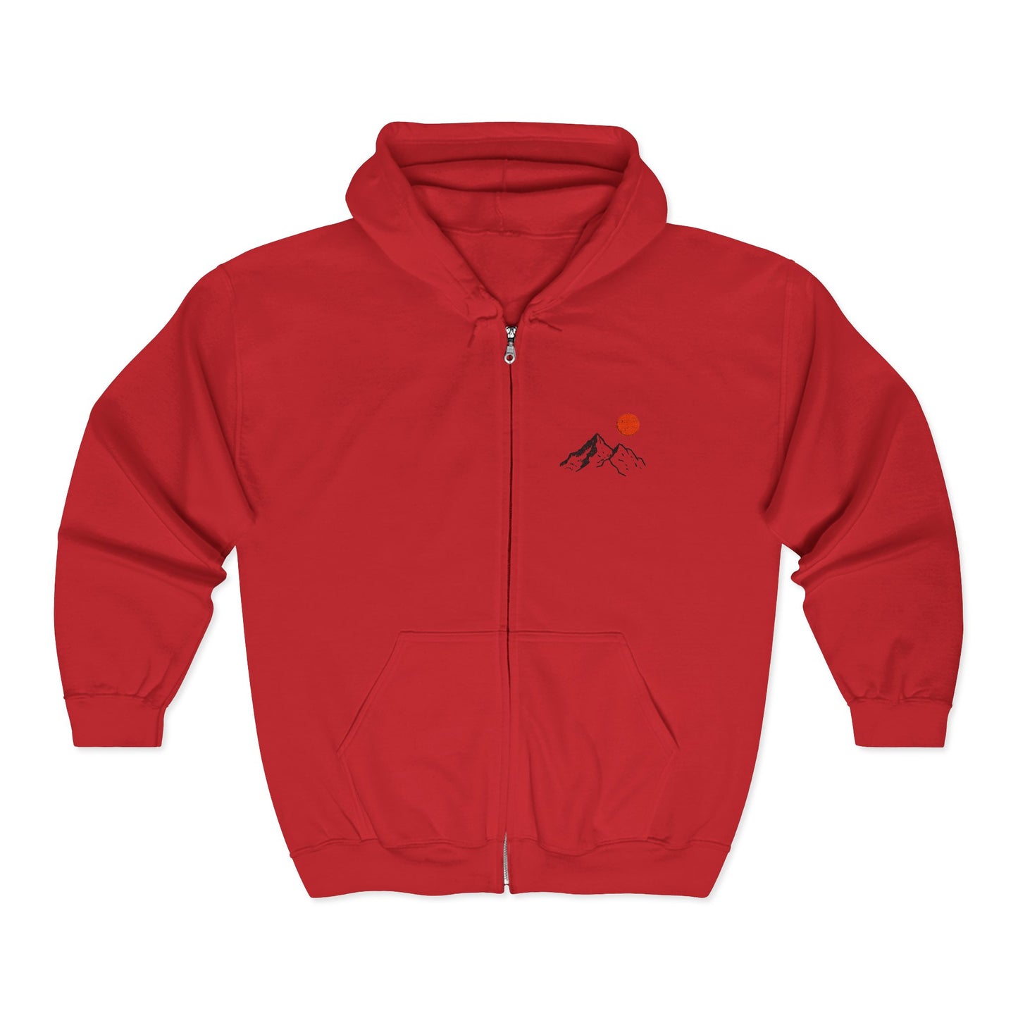 Mountain Sunrise Zip Hoodie